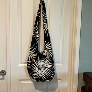 Cute shoulder bag, black and white, made in Hawai’i